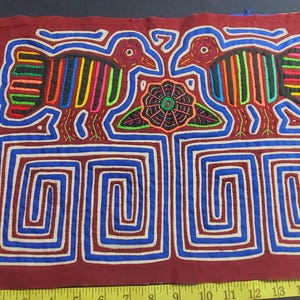 1700 0230 panel de mola sin marco original único importado de Panamá vista abstracta 1729 blue