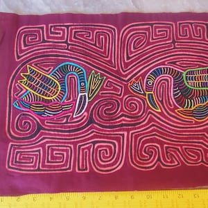 2100  3244 mola wall hanging original unique one of a kind authentic handmade