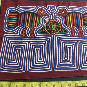 1700 0230 panel de mola sin marco original único importado de Panamá vista abstracta 1730 bluebird