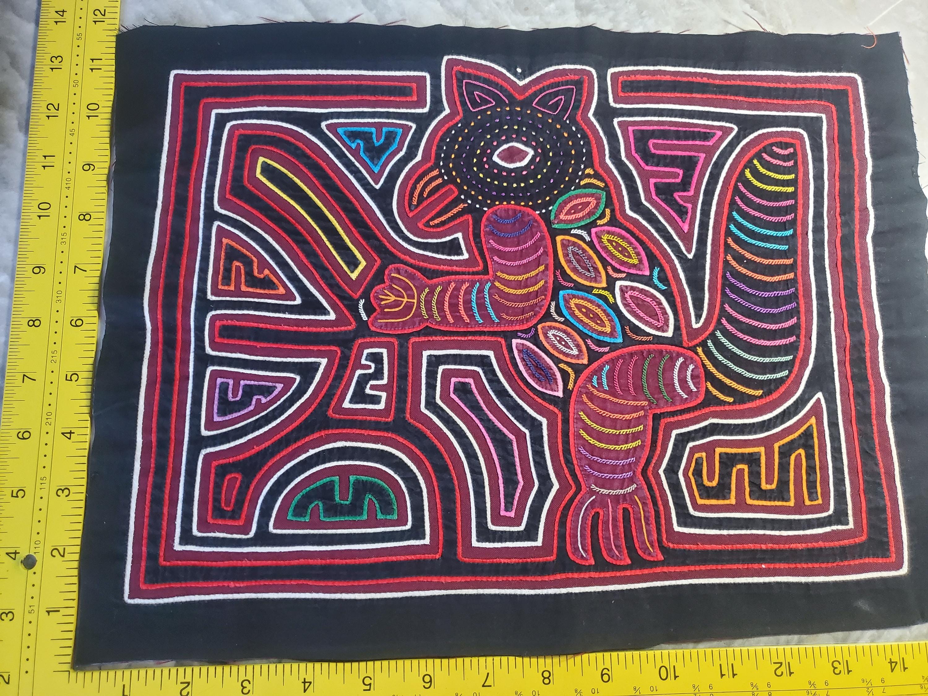 2200 #58 Mola Reverse Technique Stitching Hand Made Sew - Etsy