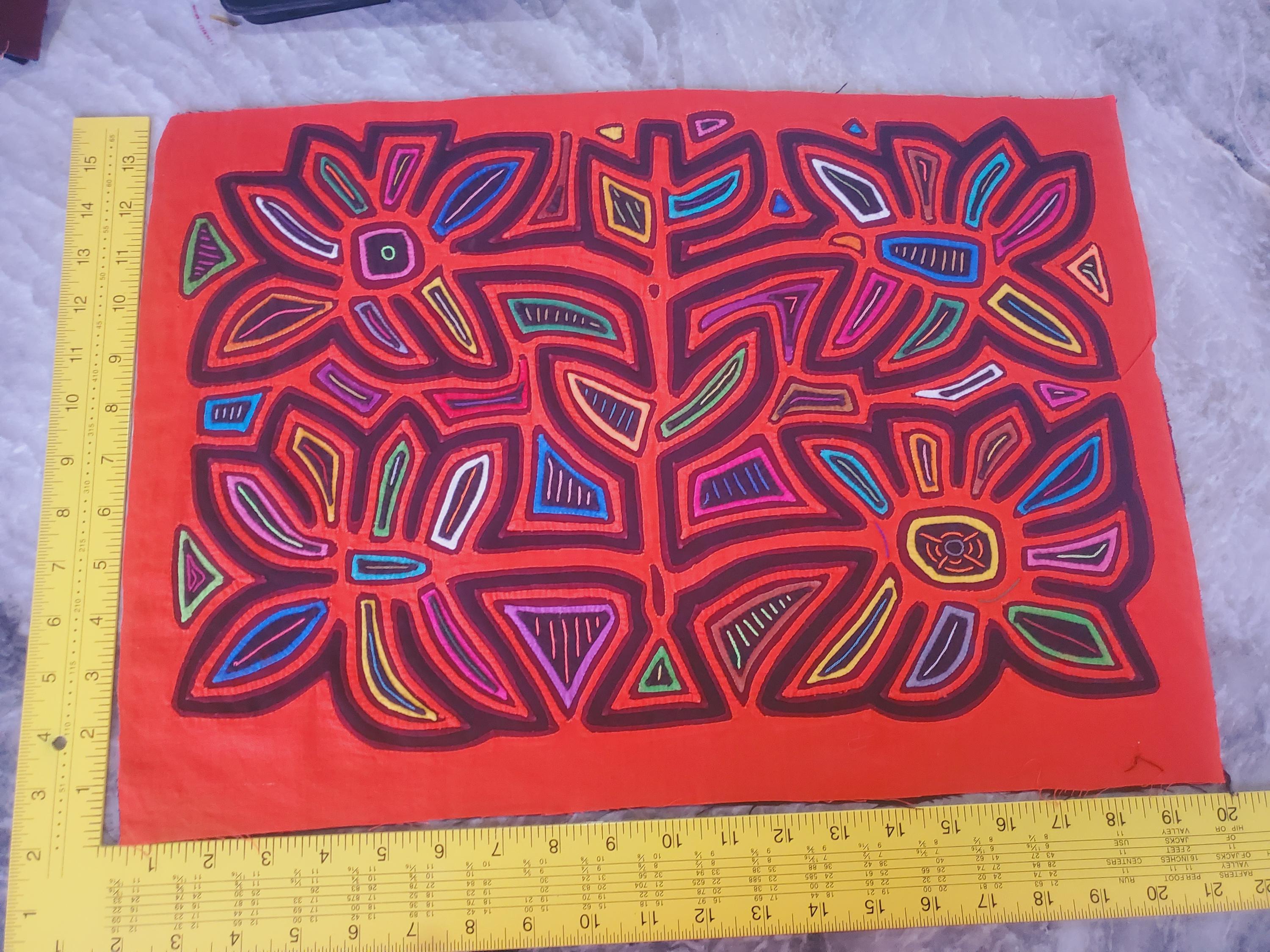 2100 6169wall Hanging Mola Texture Stich Hand Made - Etsy