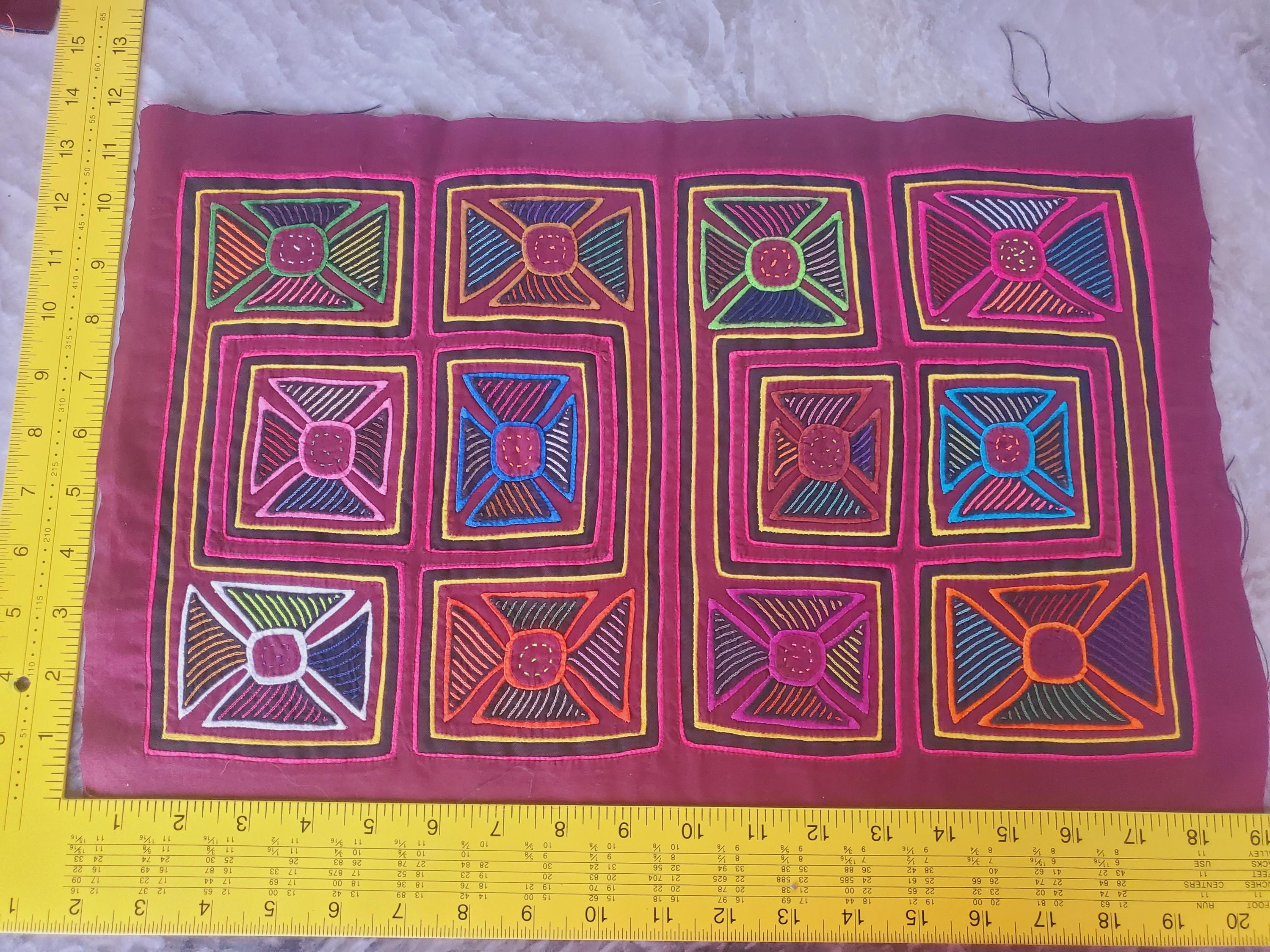 2100 6169wall Hanging Mola Texture Stich Hand Made - Etsy