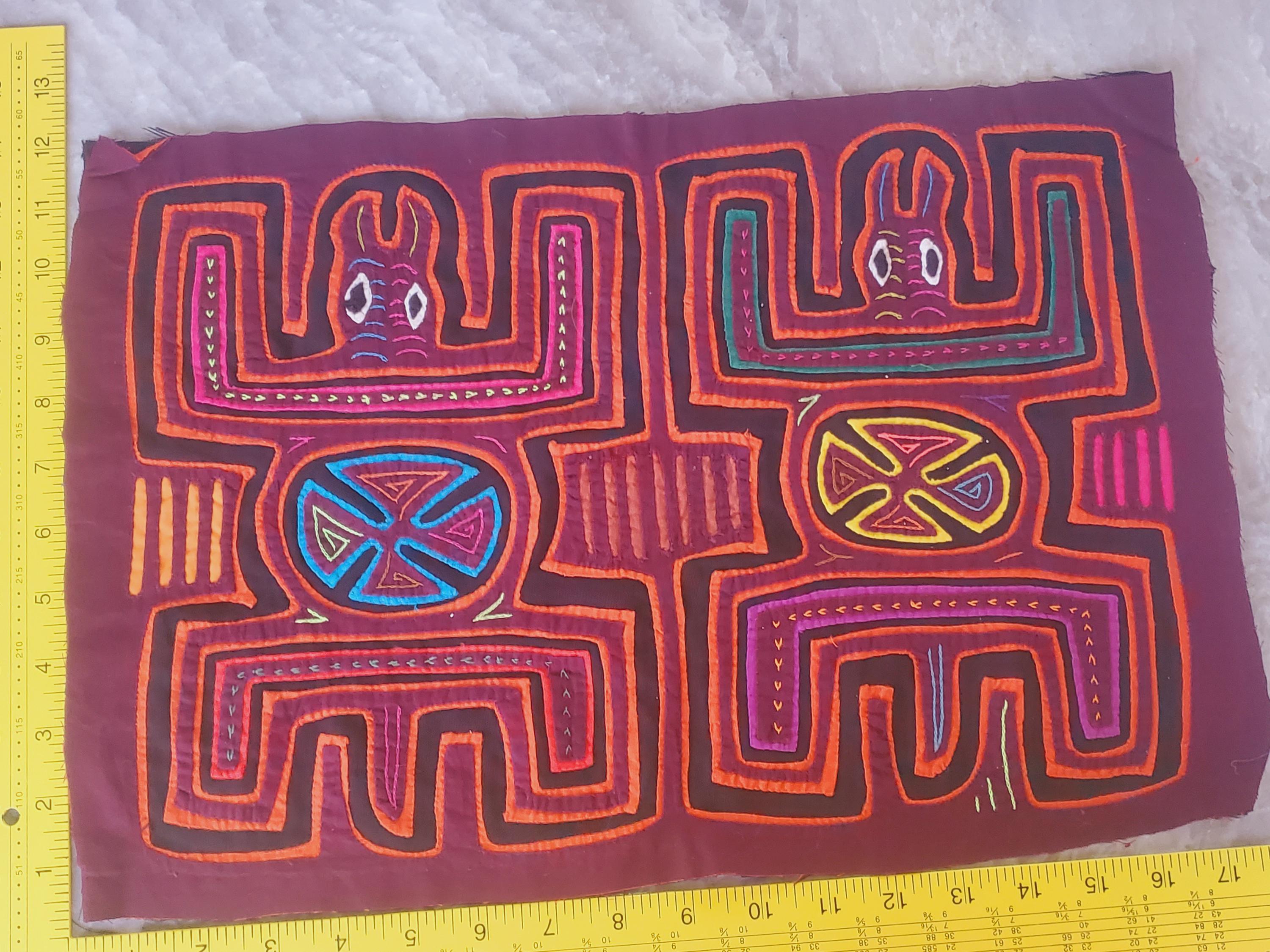 2100 6169wall Hanging Mola Texture Stich Hand Made - Etsy