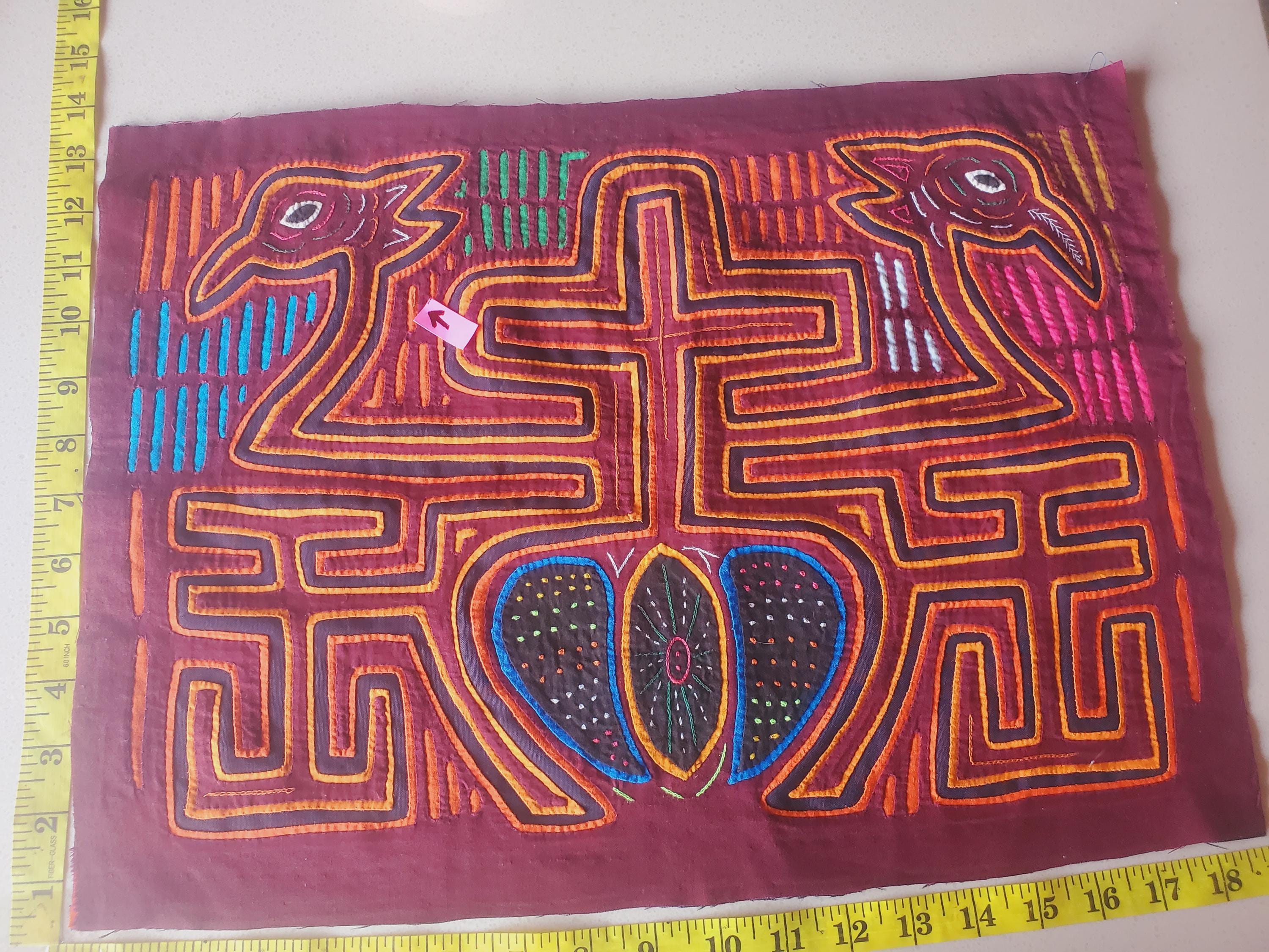 2200 8081 Mola Unframed Panel Imported From Panama Nice Handmade