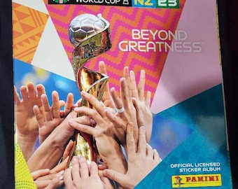 Álbum vacío Panini Copa Mundial Femenina 2023 tapa blanda para 580 cromos NUEVO