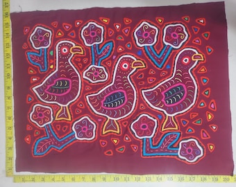 2200 #67 #68 one of a kind unique style kuna folk art indigenous art mola
