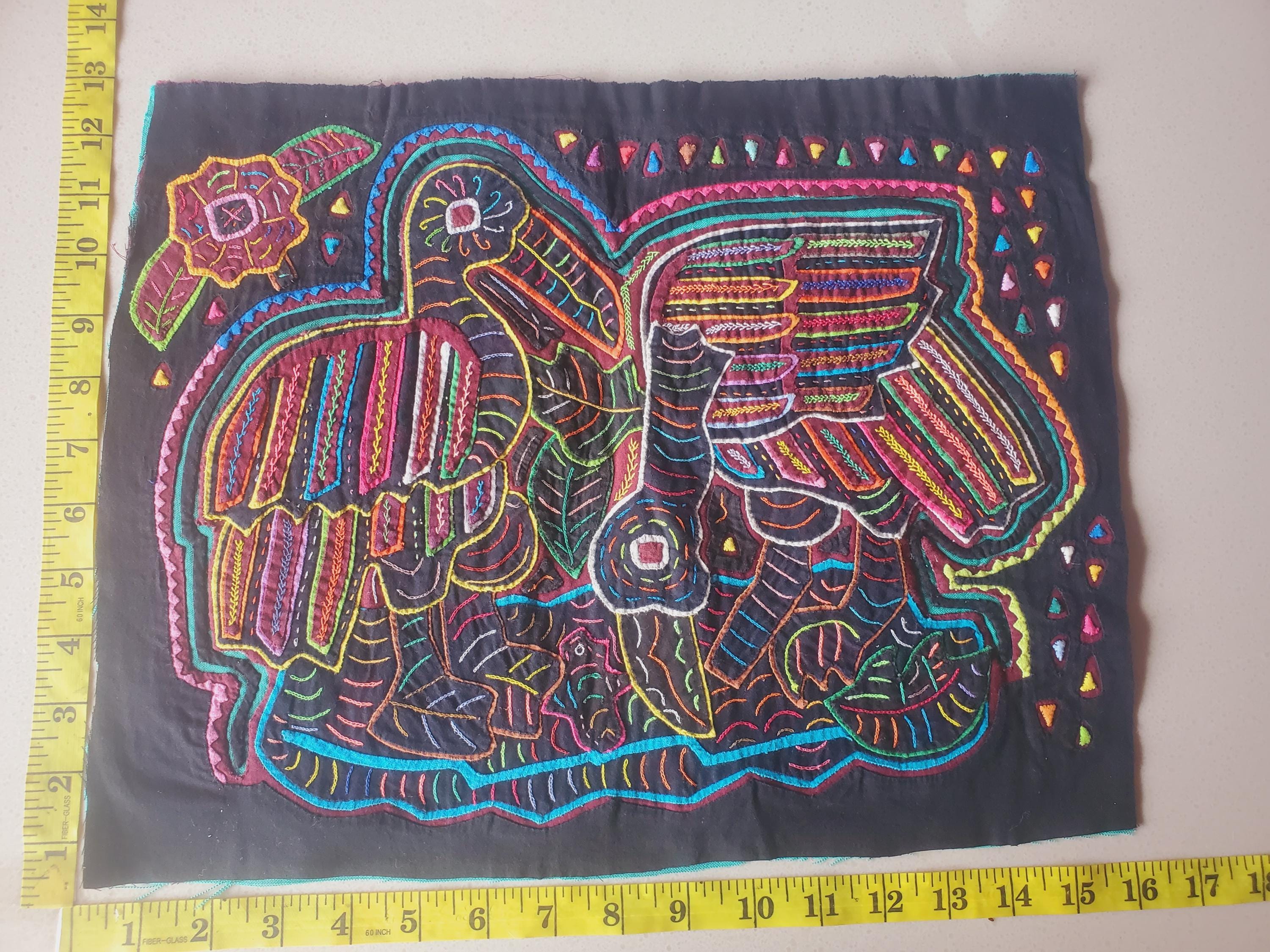 Original Kuna Mola Textile Art, Panama, Unframed - Etsy