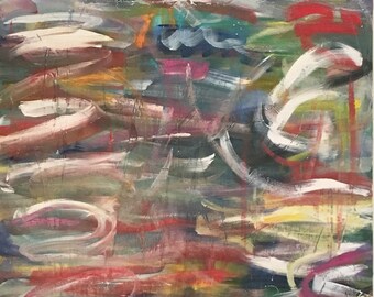 Paths   Original painting/abstract art/ painting on canvas/modern art/impressionism