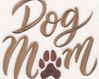 Camisetas bordadas para mamás de perros