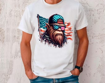 Comfort Colors BigFoot- Sasquatch USA Shirt, Bigfoot Believers Sweatshirt