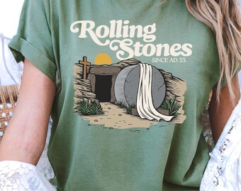 Comfort Colors Jesus Christ Shirt: Rolling Stones Style, Christian Gift