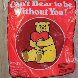 Vintage Jockey Boxers 38 Herzen / Bären Bild 3