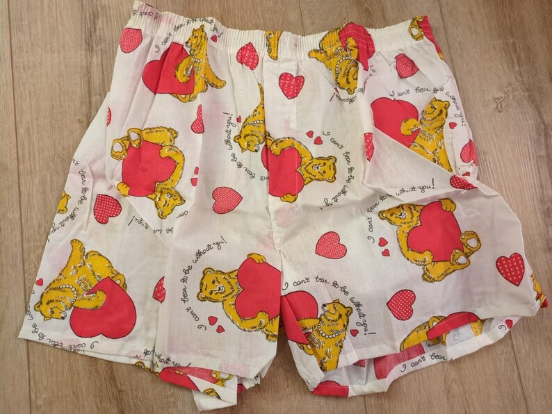 Vintage Jockey Boxers 38 Herzen / Bären Bild 2