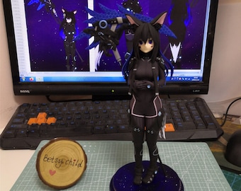 Custom Hand Sculpted Polymer Clay Figure,  Original OC Miniature Commission Keepsake