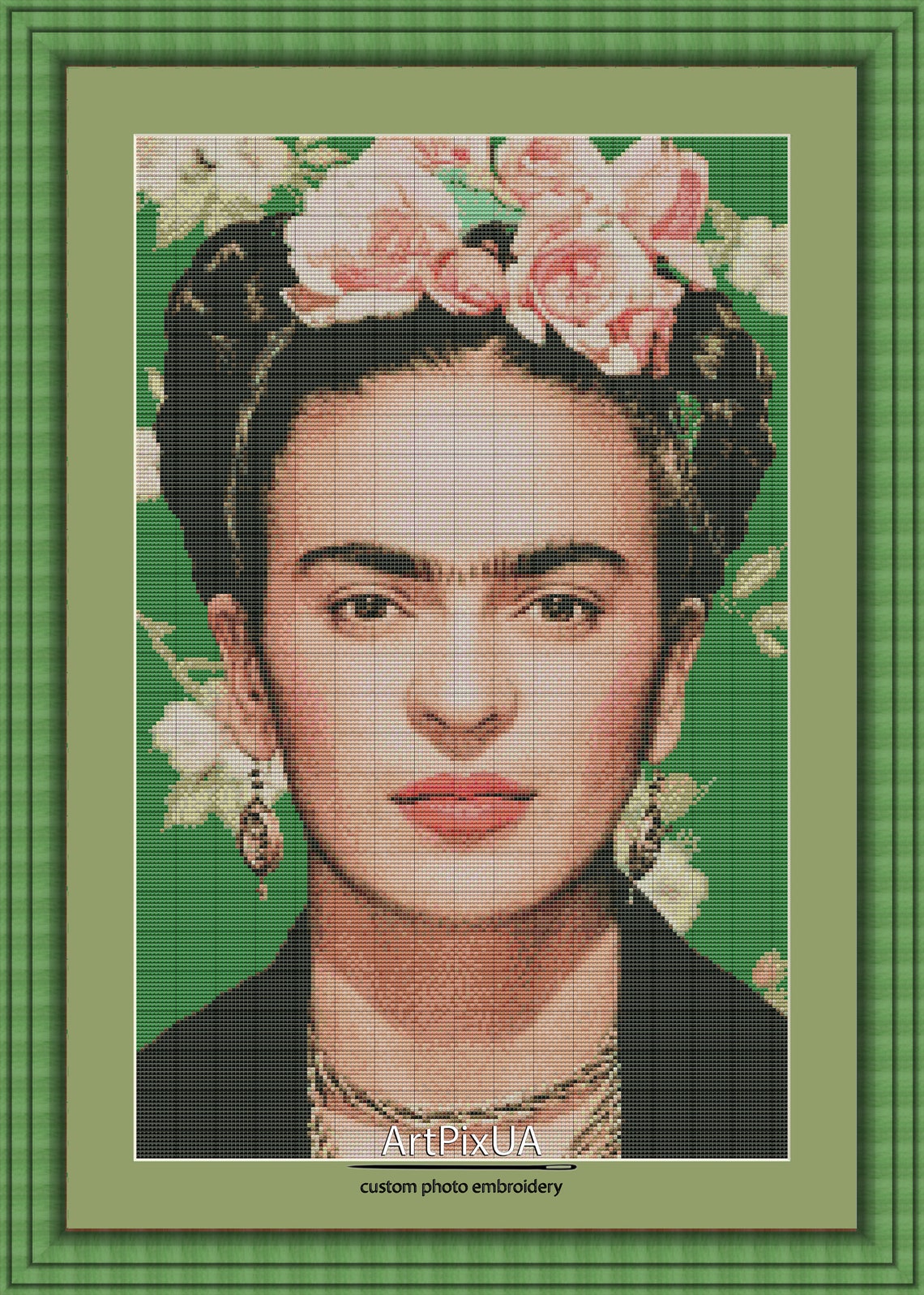 Frida Kahlo Cross Stitch Pattern PDF. Cross Stitch Pattern | Etsy