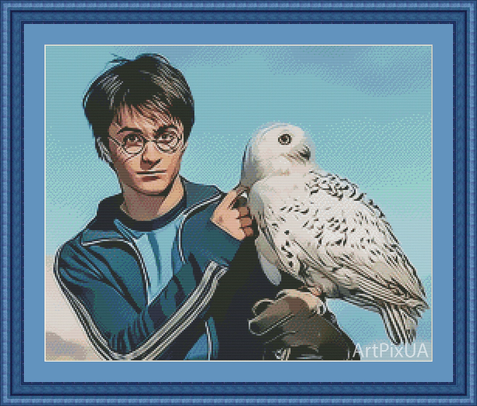 Harry Potter Cross Stitch Pattern PDF. Harry Potter Owl Photo Etsy