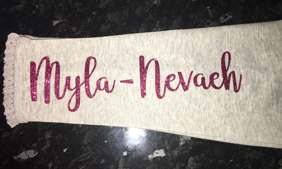 personalised baby leggings