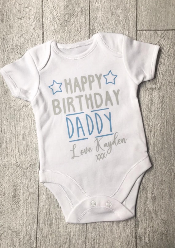 happy birthday daddy vest