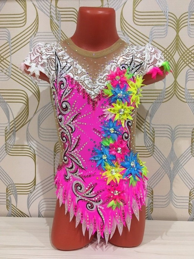 Rhythmic gymnastics leotard