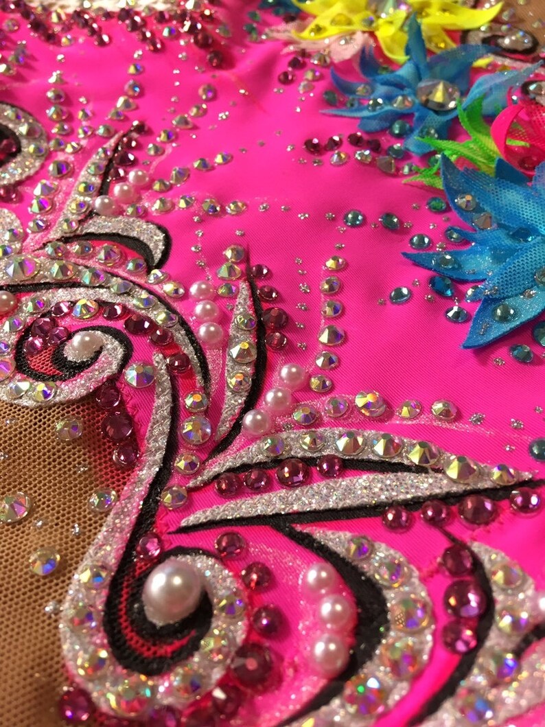 Rhythmic gymnastics leotard
