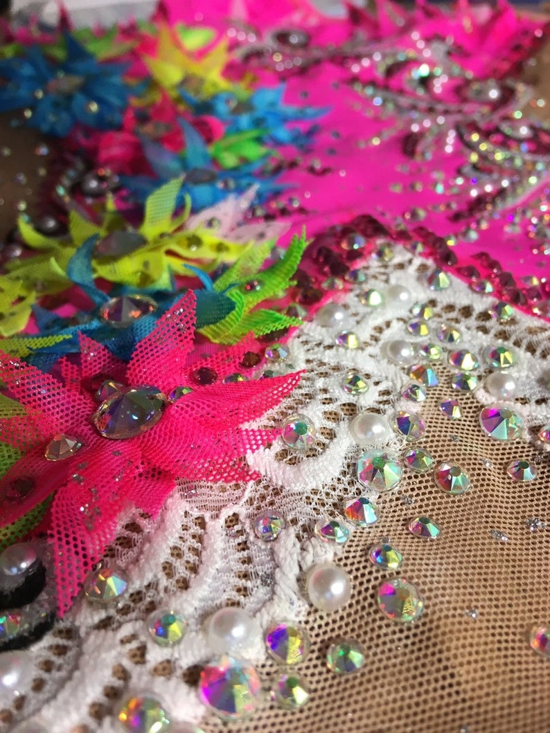 Rhythmic gymnastics leotard