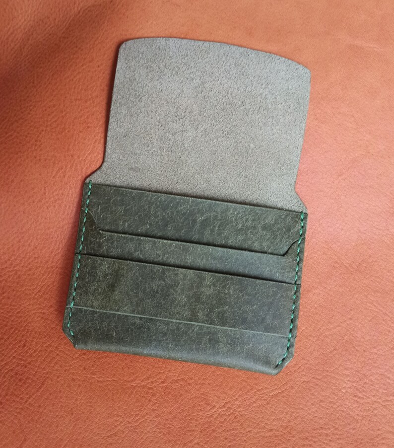 Small leather wallet pattern Pdf pattern Minimalist wallet . | Etsy