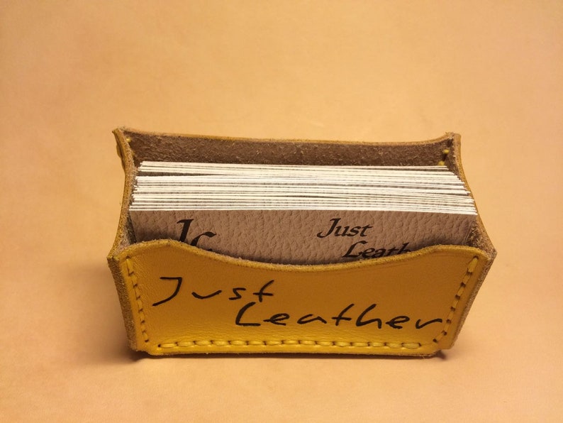 Leather Pattern Business Card Holder Pattern PDF Pattern Etsy