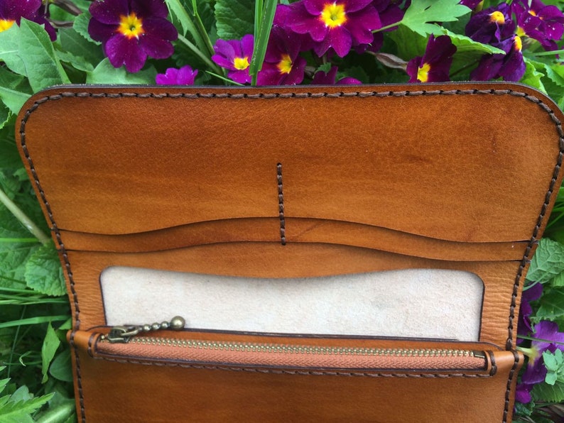 Leather pattern Leather wallet pattern Pdf pattern Long wallet Etsy