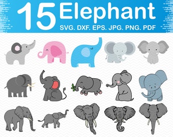 Download Elephant Cut Out Svg Etsy