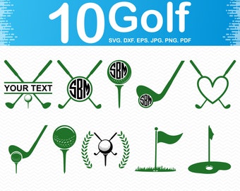 Download Golf Monogram Svg Etsy