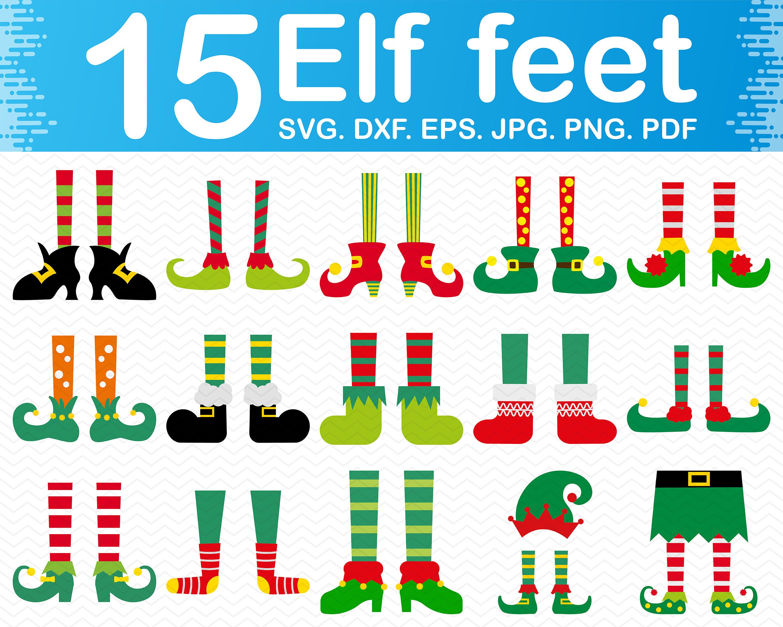 Elf svg files Christmas svg files Elf shoes svg Elf png | Etsy