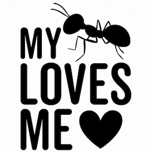 Mi hormiga me ama (svg), tía (svg), tía (svg), familia (svg), día de la madre (svg), sobrino (svg), sobrina (svg), vida de tía (svg), archivos SVG para imágenes prediseñadas de Cricut
