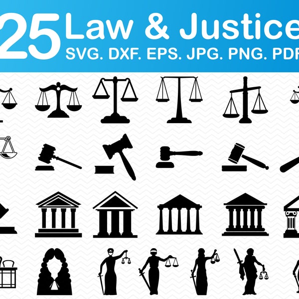 Justice Svg, Law svg, Gavel svg, Judge svg, Lawyer svg files for cricut, SVG silhouette svg, Clipart png files vector, Dxf files for laser