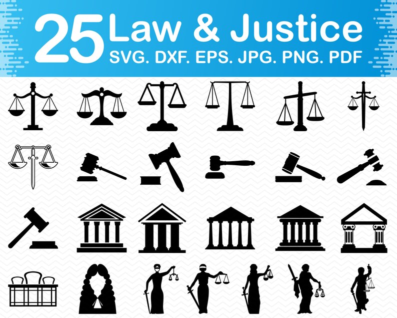 Justice Svg Law Svg Gavel Svg Judge Svg Lawyer Svg Files Etsy