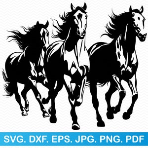 Caballos corriendo svg, Caballo svg Caballo clipart, Western svg Vaquera svg, Granja svg, Caballo png Caballos svg, Silueta de caballo svg, Animal svg