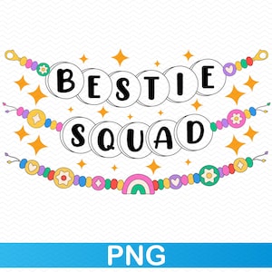 Bestie Squad vriendschapsarmbanden png, Bestie png, Bestie Squad png, Bestie-shirt png, Beste vriend png, Bff png, Sisters png, Friendship png