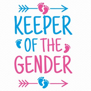 Guardião do gênero svg, Revelação de gênero svg, Recém-nascido svg, Novos arquivos svg de bebê para cricut, Silhueta svg Clipart Vetor PNG arquivos
