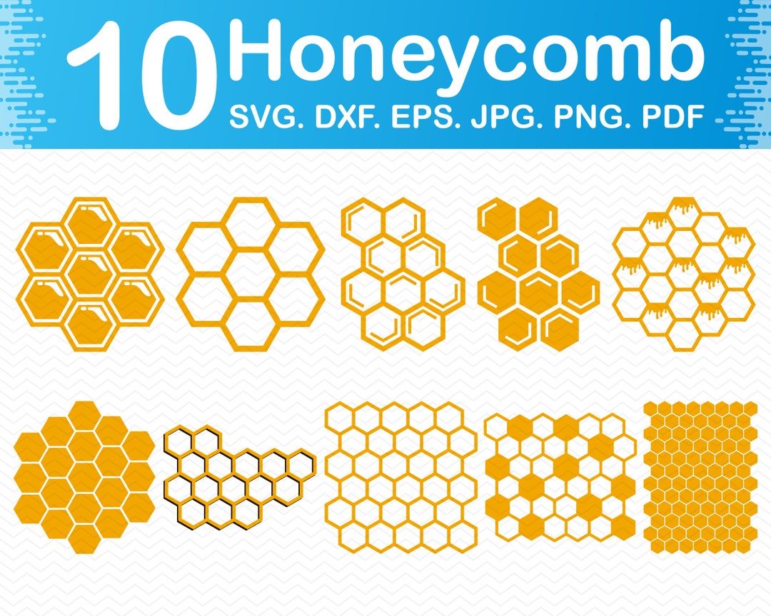 Svg, Honey Svg, Honey Comb Svg, Honeybee Svg, Honey Drips Svg