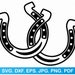 Double Horseshoe Svg, Horse Shoe Svg, Horseshoe Clipart, Horse Svg Pet