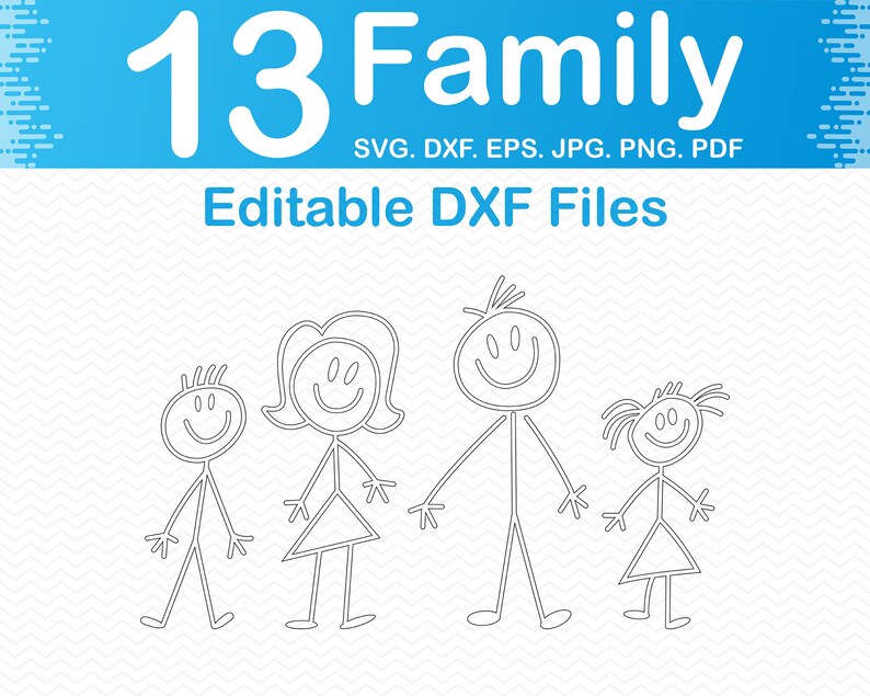 Download Family svg Family svg bundle Stick figure svg files for | Etsy