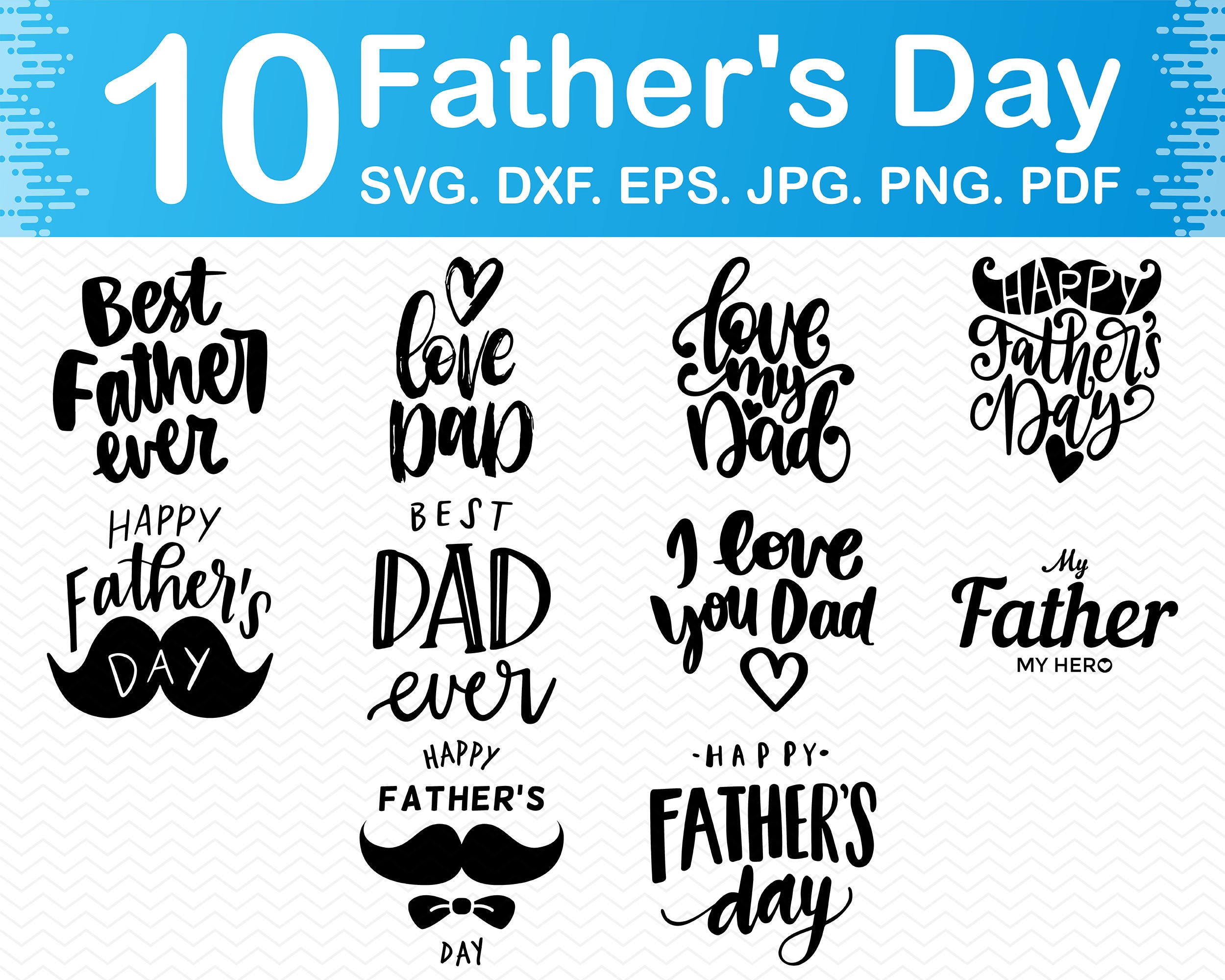 Fathers Day Svg Father’s Day Svg Files for Cricut Happy - Etsy