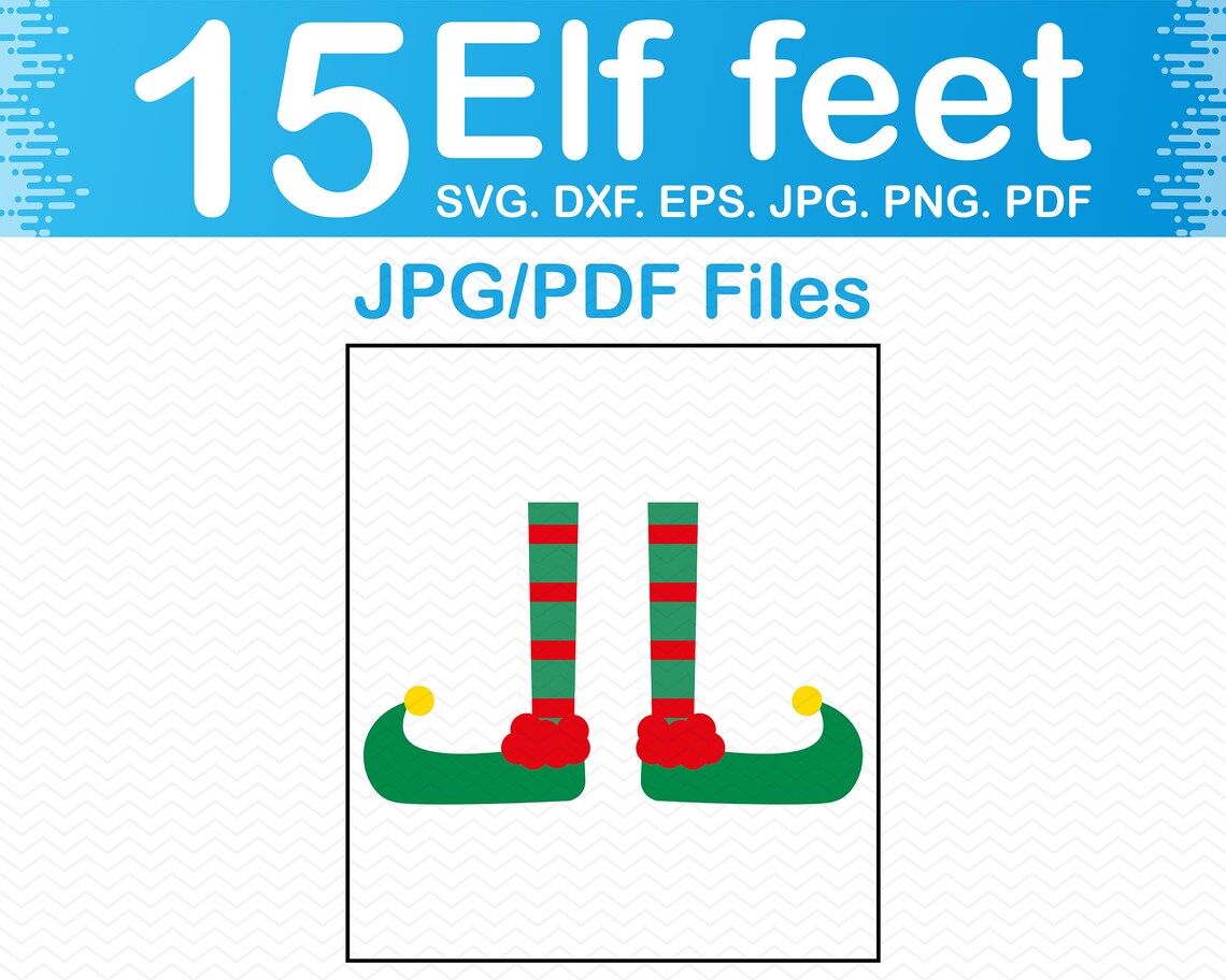Elf svg files Christmas svg files Elf shoes svg Elf png | Etsy