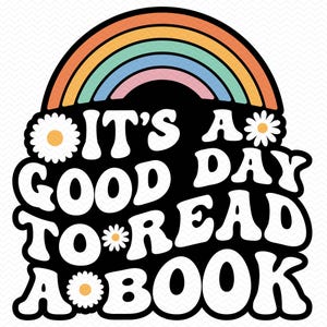 C'est une bonne journée pour lire un livre svg, svg livres svg groovy, lecture svg livres clipart, livre clipart Bookworm svg, livre png lire svg rétro svg