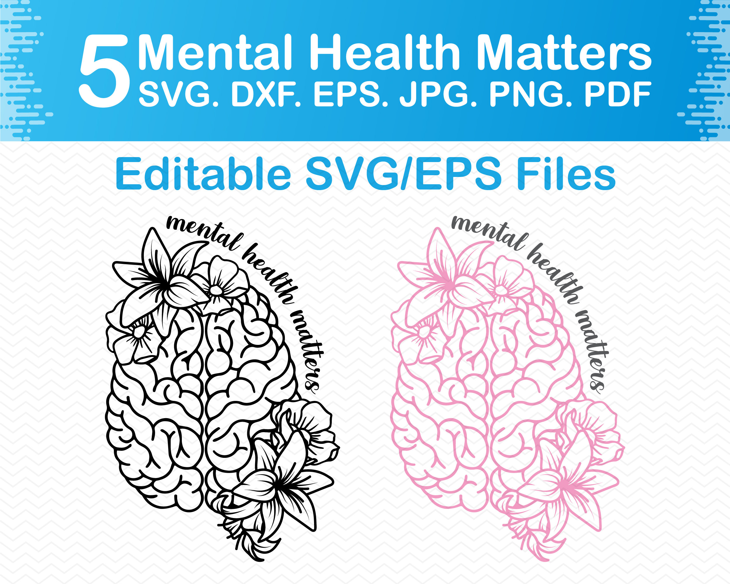 Mental Health Matters svg Mental health svg Mental health | Etsy