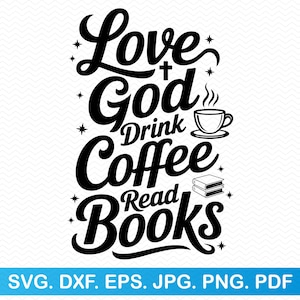 Ama a Dios, bebe café, lee libros png, cristiano png, café png, libro png, Biblia png, Jesús png, fe png, marcador png, café clipart