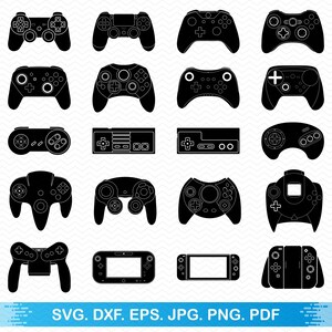 Game- Controller-Svg- Dateien, Gamer-Svg-Dateien für Cricut, Videospiel-Svg-Dateien für die Silhouette