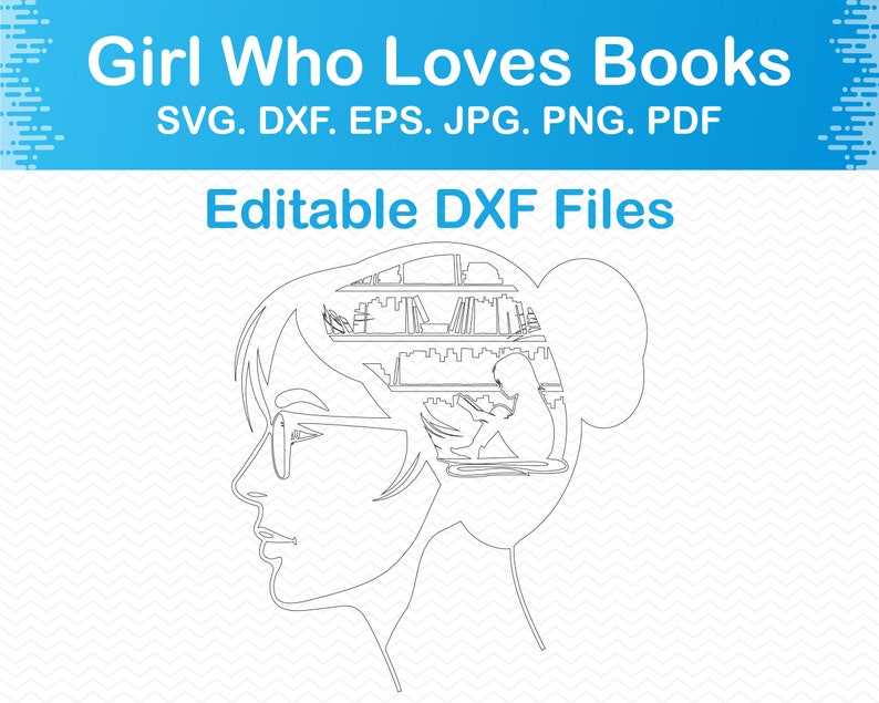 SVG Books in Head Books Svg Book Svg Reading Svg Book - Etsy