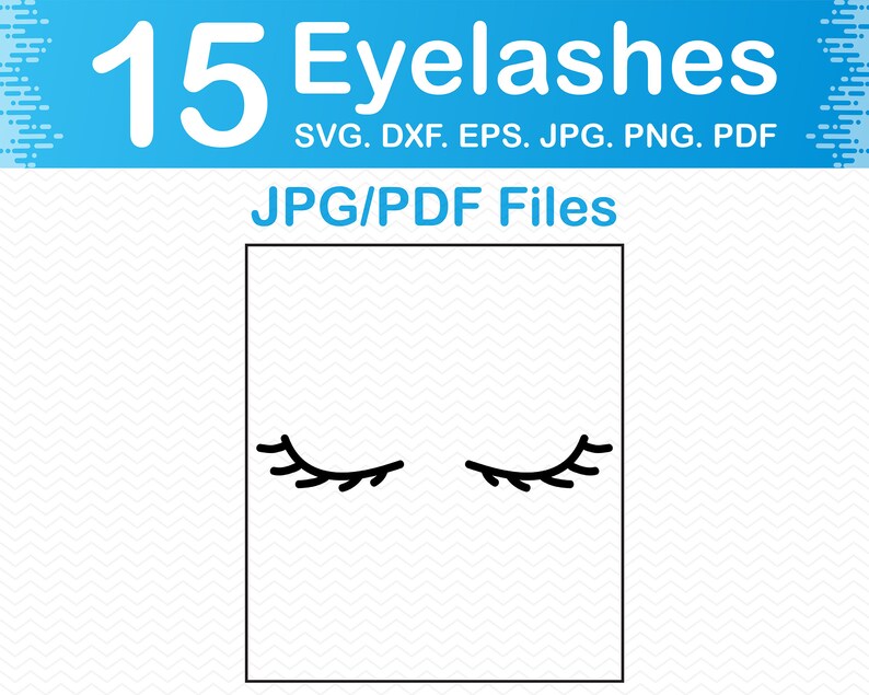Download Eyelashes svg Eyelashes svg files for cricut Eyelash dxf | Etsy