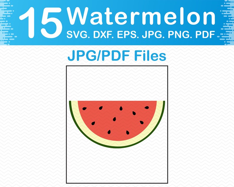Download Watermelon svg Watermelon clipart Summer svg Fruit svg | Etsy