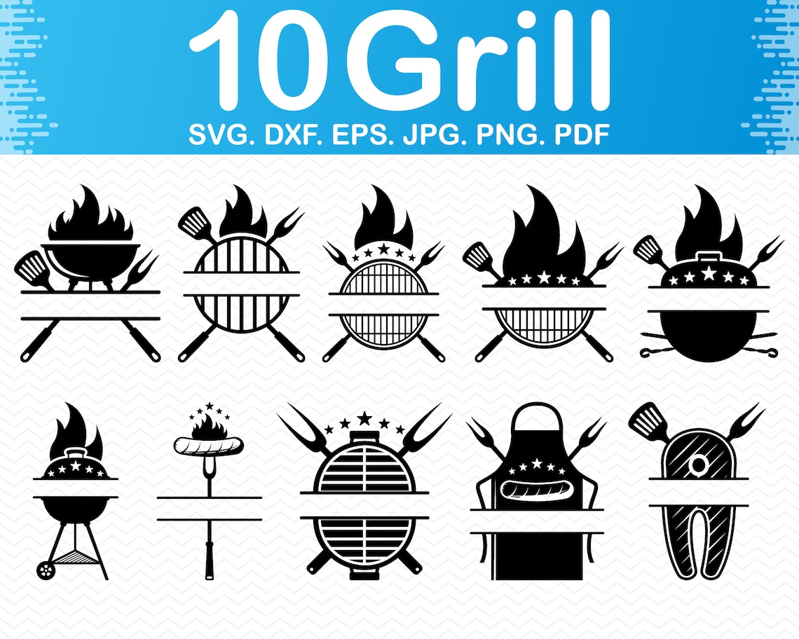 Grill Svg BBQ Svg Grilling Svg Grill Master Svg Kitchen - Etsy